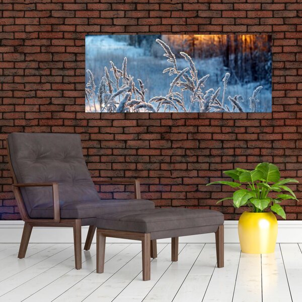 Slika - Zimska livada (120x50 cm)