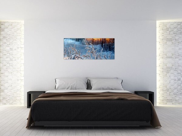 Slika - Zimska livada (120x50 cm)