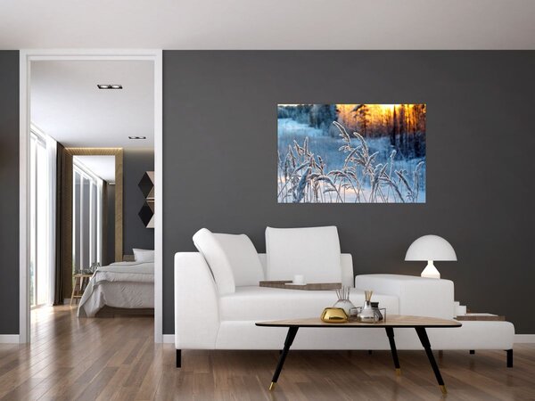 Slika - Zimska livada (90x60 cm)