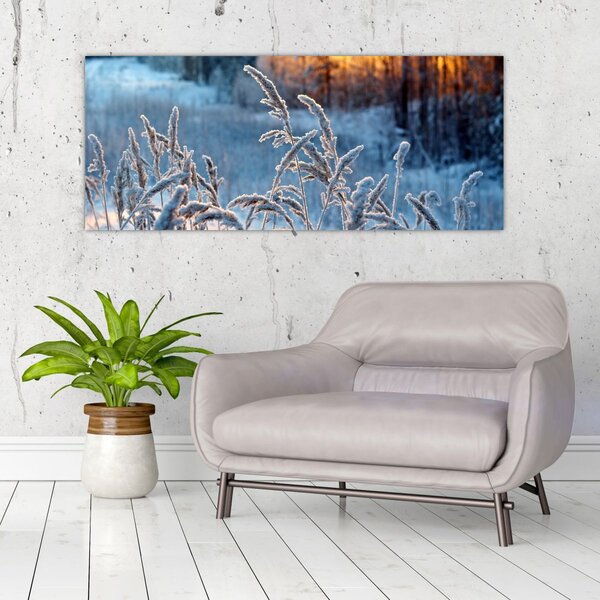 Slika - Zimska livada (120x50 cm)