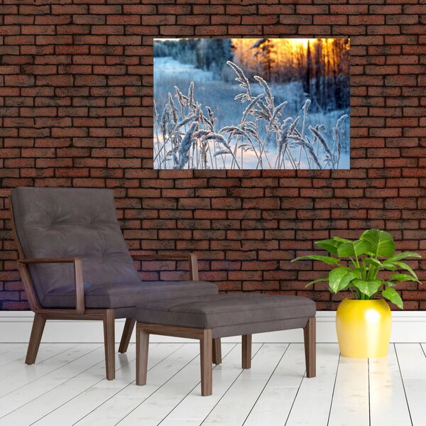 Slika - Zimska livada (90x60 cm)