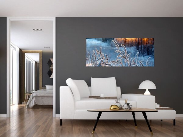 Slika - Zimska livada (120x50 cm)
