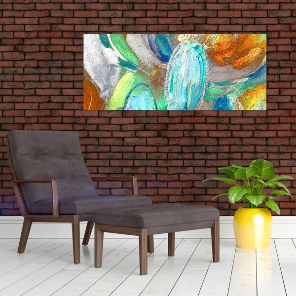 Slika - Apstrakcija boja (120x50 cm)