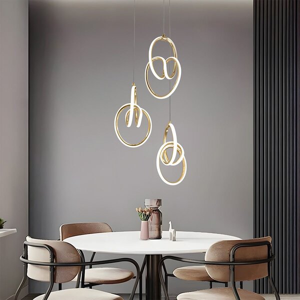Viseća LED lampa G082-3CPR Gold
