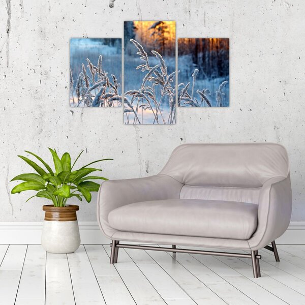 Slika - Zimska livada (90x60 cm)