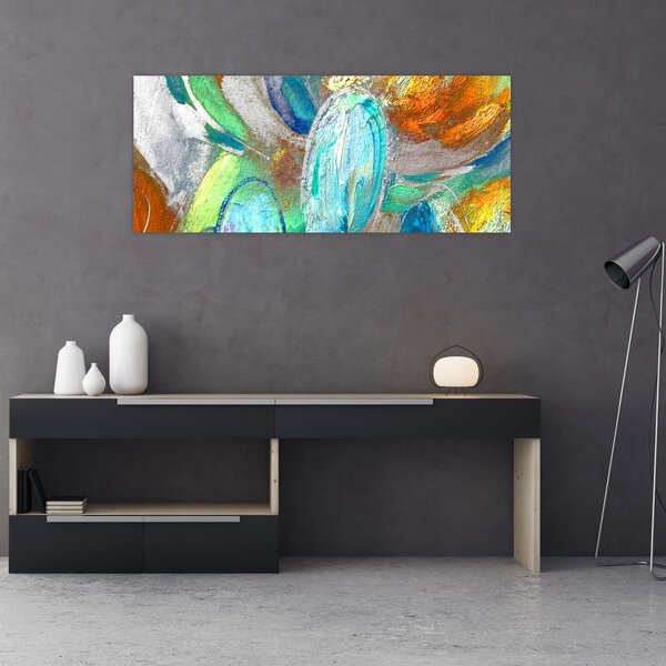 Slika - Apstrakcija boja (120x50 cm)
