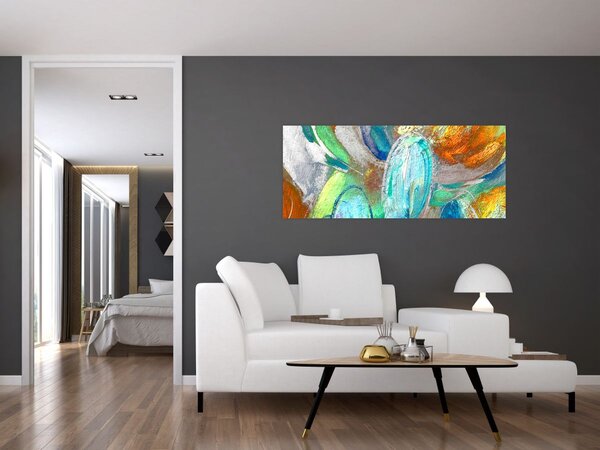 Slika - Apstrakcija boja (120x50 cm)