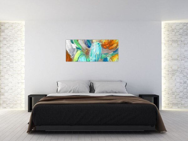 Slika - Apstrakcija boja (120x50 cm)