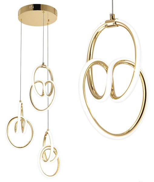 Viseća LED lampa G082-3CPR Gold