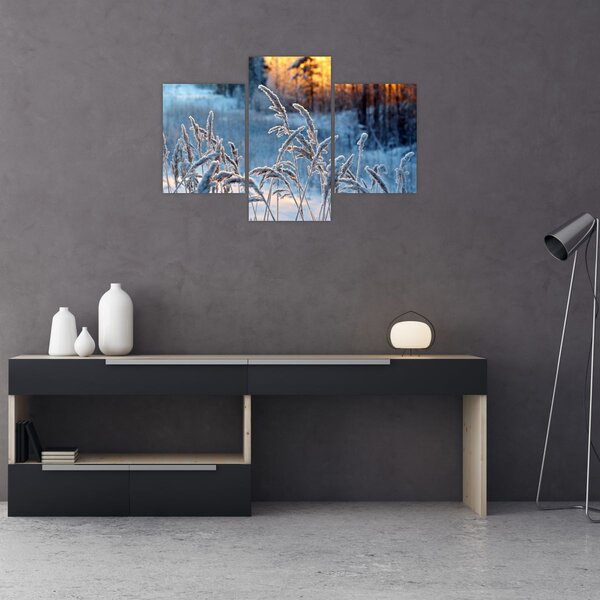 Slika - Zimska livada (90x60 cm)