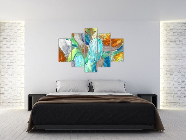 Slika - Apstrakcija boja (150x105 cm)