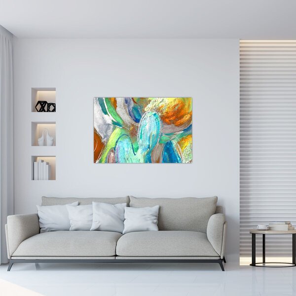 Slika - Apstrakcija boja (90x60 cm)