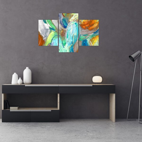 Slika - Apstrakcija boja (90x60 cm)
