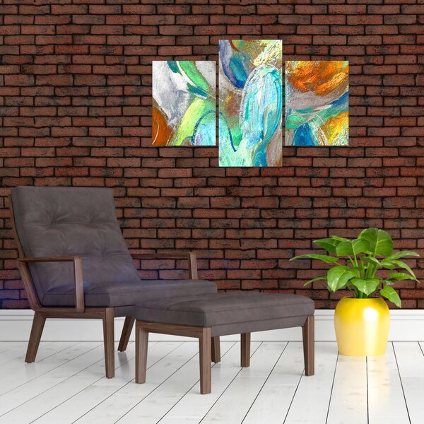 Slika - Apstrakcija boja (90x60 cm)