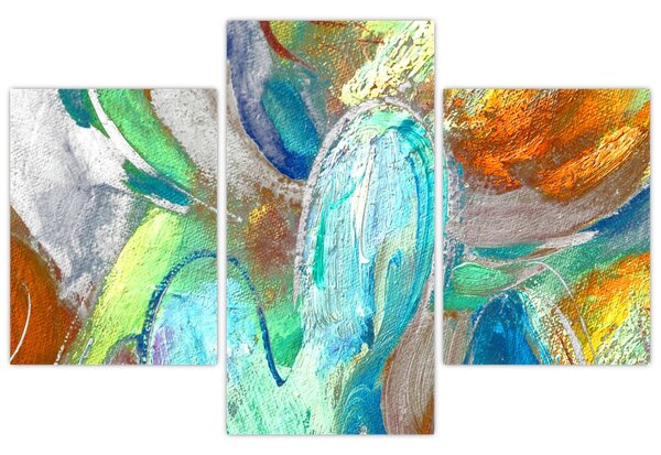 Slika - Apstrakcija boja (90x60 cm)