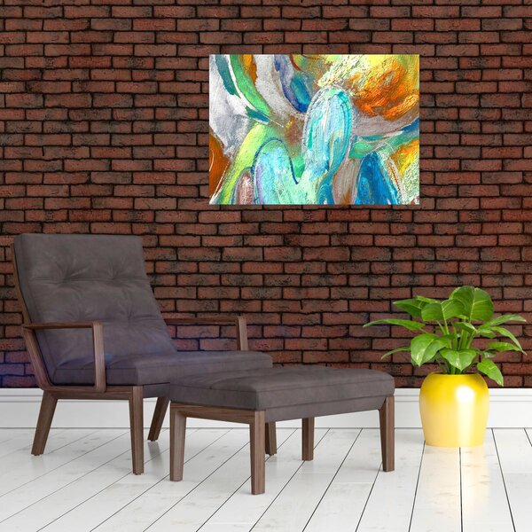 Slika - Apstrakcija boja (70x50 cm)