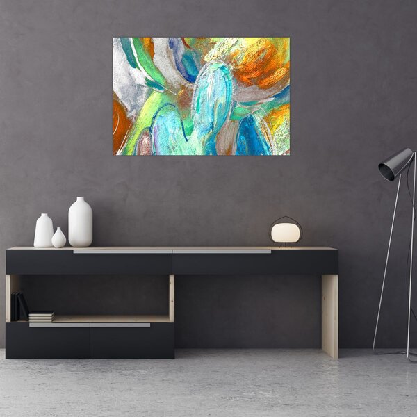 Slika - Apstrakcija boja (90x60 cm)