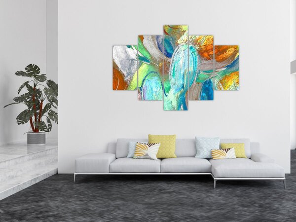 Slika - Apstrakcija boja (150x105 cm)