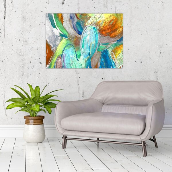 Slika - Apstrakcija boja (70x50 cm)