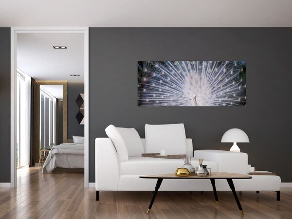 Slika - Bijeli paun (120x50 cm)