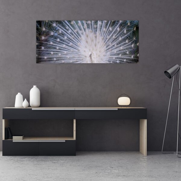 Slika - Bijeli paun (120x50 cm)