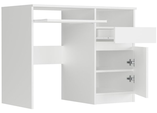 Moderan pisaći stol s ormarićem 90x50 cm - različite boje Bijela