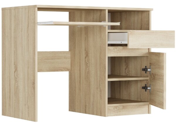 Moderan pisaći stol s ormarićem 90x50 cm - različite boje Bijela
