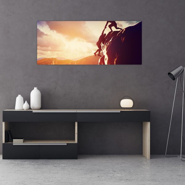Slika - Planinari (120x50 cm)