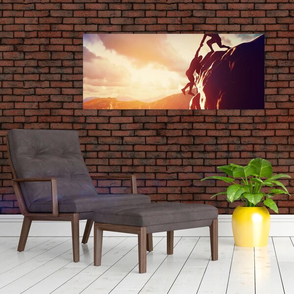 Slika - Planinari (120x50 cm)