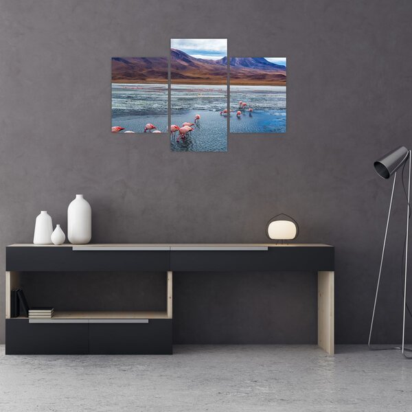 Slika - Flamingosi (90x60 cm)