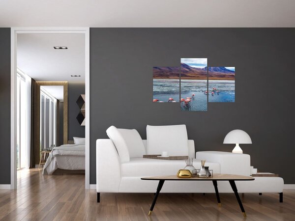 Slika - Flamingosi (90x60 cm)