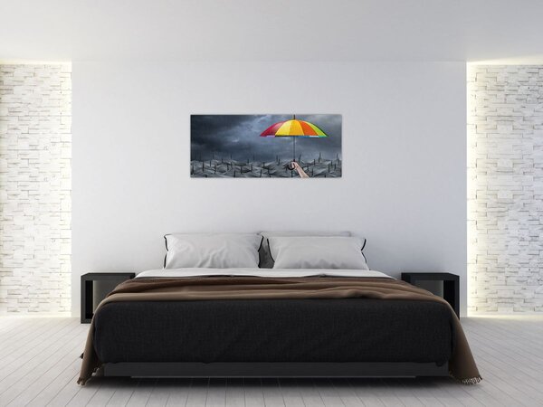 Slika - Kišobrani (120x50 cm)