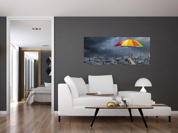 Slika - Kišobrani (120x50 cm)