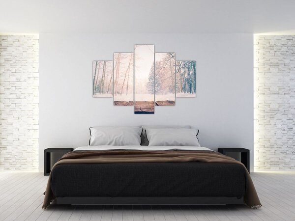 Slika - Pogled na šumu (150x105 cm)