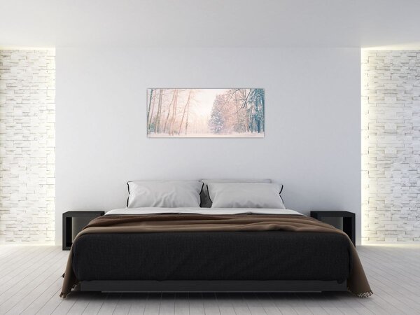 Slika - Pogled na šumu (120x50 cm)