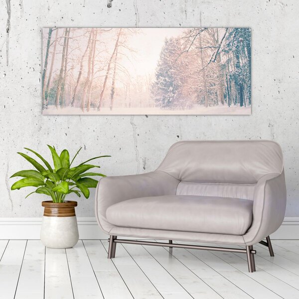 Slika - Pogled na šumu (120x50 cm)