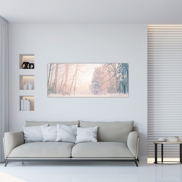 Slika - Pogled na šumu (120x50 cm)