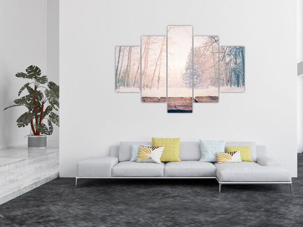 Slika - Pogled na šumu (150x105 cm)