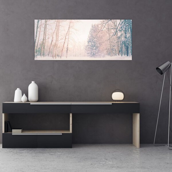 Slika - Pogled na šumu (120x50 cm)
