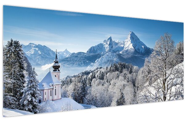 Slika - Snježni krajolik (120x50 cm)