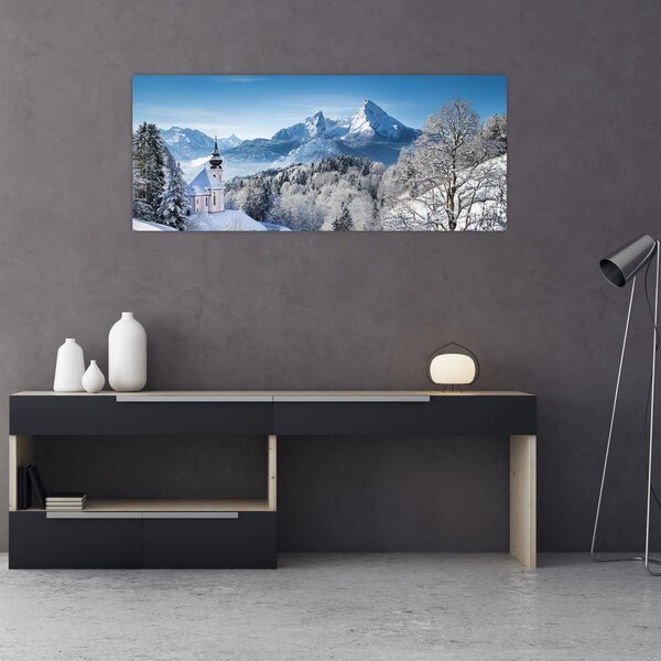 Slika - Snježni krajolik (120x50 cm)