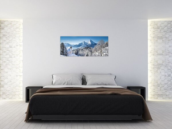 Slika - Snježni krajolik (120x50 cm)