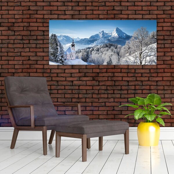 Slika - Snježni krajolik (120x50 cm)