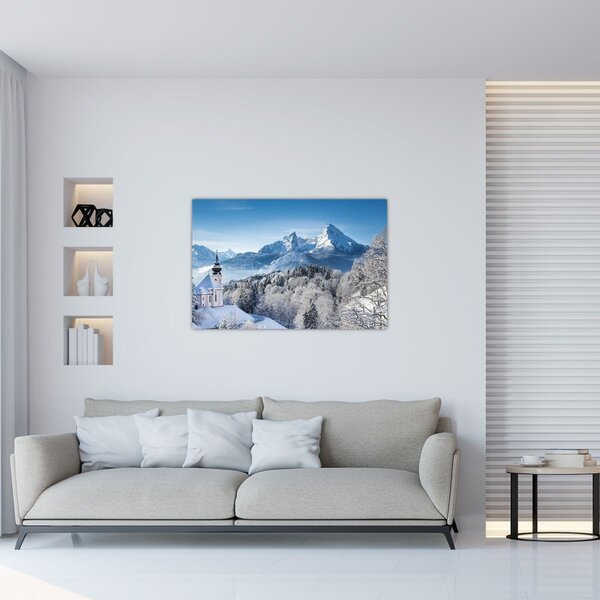 Slika - Snježni krajolik (90x60 cm)
