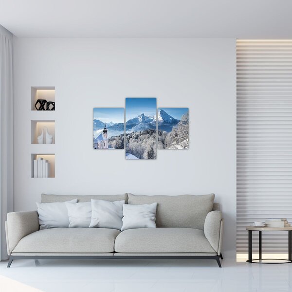 Slika - Snježni krajolik (90x60 cm)