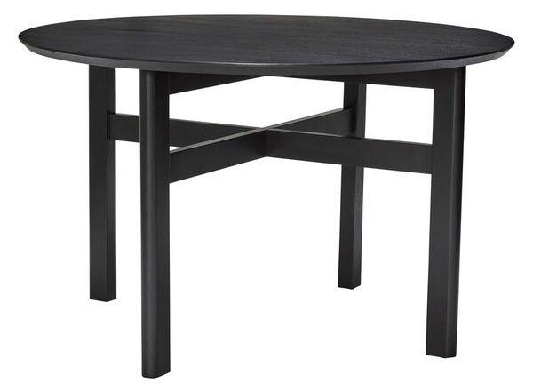 Crni okrugao blagovaonski stol ø 120 cm Fjord – Hübsch