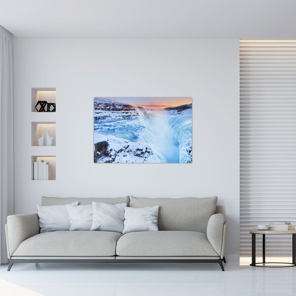 Slika - Ledeni slapovi (90x60 cm)