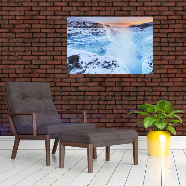 Slika - Ledeni slapovi (90x60 cm)