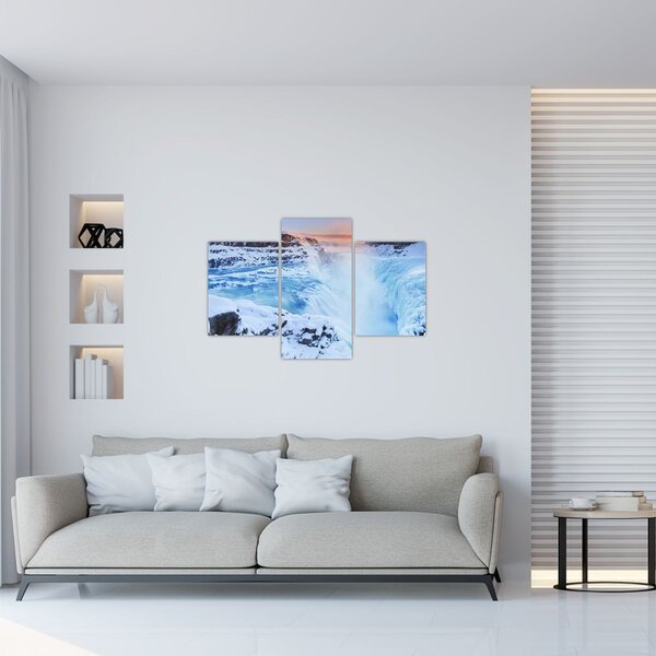 Slika - Ledeni slapovi (90x60 cm)