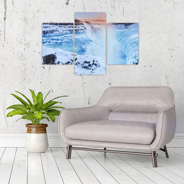 Slika - Ledeni slapovi (90x60 cm)
